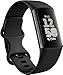 Fitbit Charge 6 Fitness Tracker (Bundle) – Black/Obsidian – Heart Rate, GPS, Sleep & Stress Tracking + Fast Charger, & Cleaning Cloth (Black)