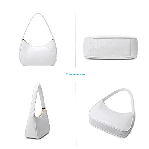 Image of CYHTWSDJ Shoulder Bags for Women, Cute Hobo Tote Handbag Mini Clutch Purse with Zipper Closure