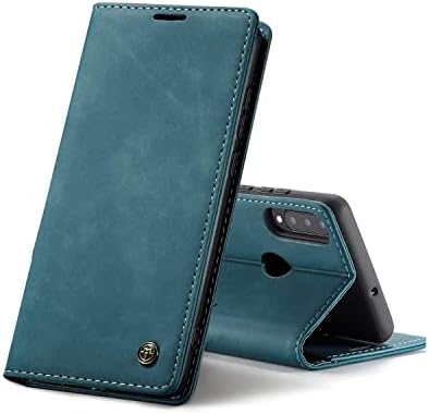 Chocoyi Leather Case for Xiaomi Redmi Note 10 4G/Note 10S, Protective PU Leather Wallet Case, Magnetic Closure, Card Slots, Stand Function - Coffee