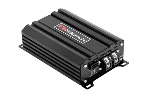 Image of Nakamichi NHPD100.4 Class D 4-Channel Car Power Amplifier, 2800W Max Power, 100W RMS x 4 at 4Ω