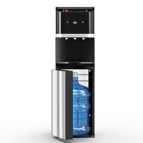 Manastin Bottom Loading Water Cooler Dispenser for 5 Gallon Bottles, Stainless Steel Water Cooler...