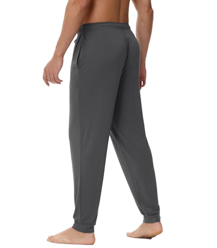 WiWi Men' s Pajama Pants Sports Bottoms Sleep Pant with Pockets-Viscose from Bamboo S-XXL2