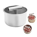 Einfach zu Reinigen: Dieser manuelle Fleischbällchenformer ist für eine einfache Reinigung konzipiert und kann mit Wasser abgewaschen werden, sodass jedes Mal ein sauberer und ordentlicher Kochvorgang gewährleistet ist.