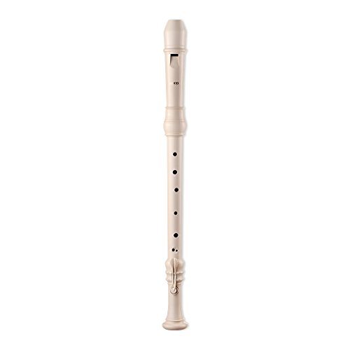 Woodi Tenor Recorder WRT-248BWH Ivory White 3-Piece Baroque Fingering
