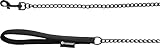 Flamingo Hund Kettenleine Trero Schwarz 1m 16mm
