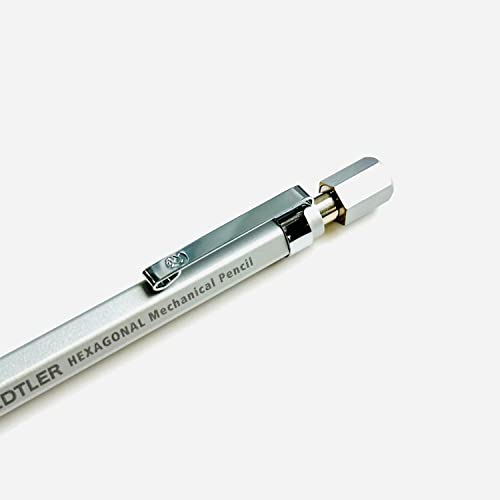 筆記具 STAEDTLER HEXAGONAL MechanicalPencil 0.5 Staedtler Hexagonal Mechanical Pencil 0.5mm - Black & Silver