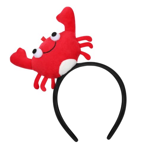 Bandeau cheveux crabe rigolo et confortable pour coiffure enfant de fête