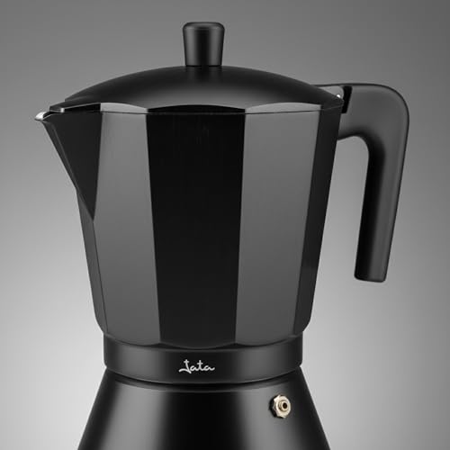Miniatura 9 de Jata Cfi6 - Cafetera Italiana Inducción, Capacidad 6 Tazas, Apta Para Todo Tipo De Cocinas, Cuerpo Aluminio, Negro