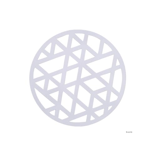 Platos descartables Fun Express Laser-Cut blancos 24 unidades miniatura 3