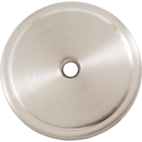 Stone Harbor Hardware Bi-Fold Closet Door Knob Backplate, 1-3/4 Inches, Satin Nickel