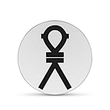 Egyptian Sa Symbol 925 Sterling Silver Symbolic Collectible Token Silver Keepsake Coin
