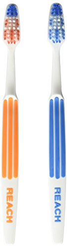 Reach Toothbrush, Full Head, Firm, 2 Count (Pack of 2)