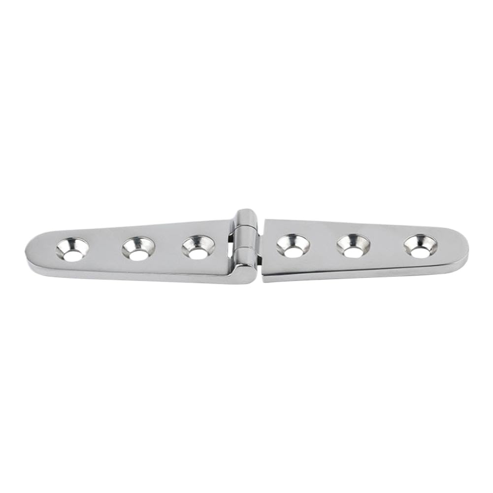 Vcanzcwac Onecolor Marine Cast Boat Door Strap Hinge With 6 Holes 316 Stainless Steel 152X30mm Mirror Polish