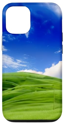 Frutiger Aero Meadow Aesthetic y2k 2000s Ironic Nostalgic �X�}�z�P�[�X iPhone 12/12 Pro �p