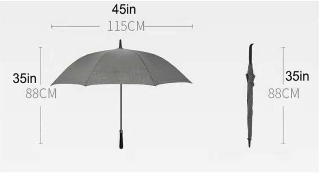 Parasol Damski Automatyczny otwarty parasol golfowy z automatycznym uchwytem podłużznym parasolem do sportów biznesowych Parasolka Kobieca (Color : D, Size : 88cm)