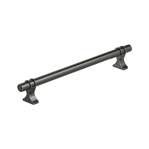 Image of Amerock Davenport 12 inch (305mm) Center-to-Center Gunmetal Appliance Pull, BP36697GM