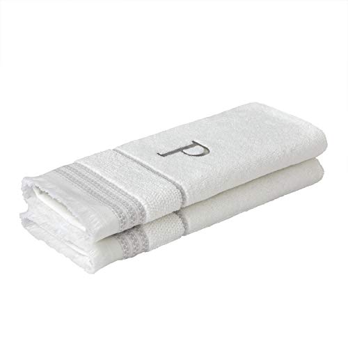 SKL Home Hand Towel Set, P, Cotton, White, 16x26 - Image 3