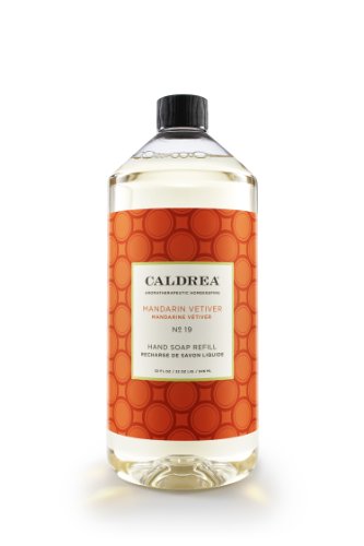 Caldrea Company Hand Soap Refill, Mandarin Vetiver, 32 Ounce