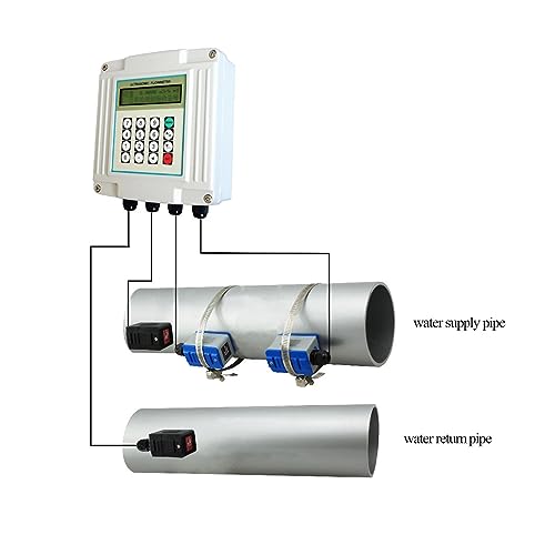 Medidores de flujo de agua líquida TUF-2000S para control de consumo en edificios 3
