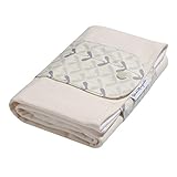  Windelmanufaktur Wickelunterlage aus Stoff, wasserdichte, waschbare, wiederverwendbare Wickelauflage - Made in Germany (Ahorn)