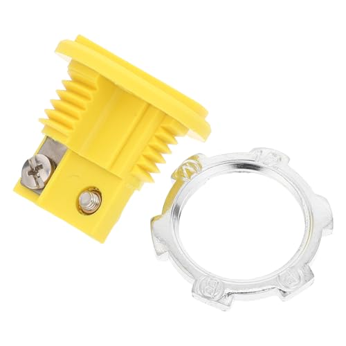 Conector de termopar tipo K hembra para panel y adaptador macho cerámico de alta temperatura
