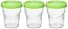 Ball Plastic Pint Freezer Jars with Snap-On Lids | 8-Ounces | 3-Count per Pack (2-Pack)