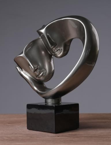 metallic Oberfläche fängt Licht ein - Detailansicht von NENBOLEC Moderne Skulptur Test 2026 – Dealfoxx.de