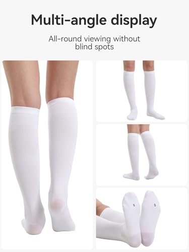 3 Pairs Women & Men's Compression Socks 15-20mmHg Support Stockings4