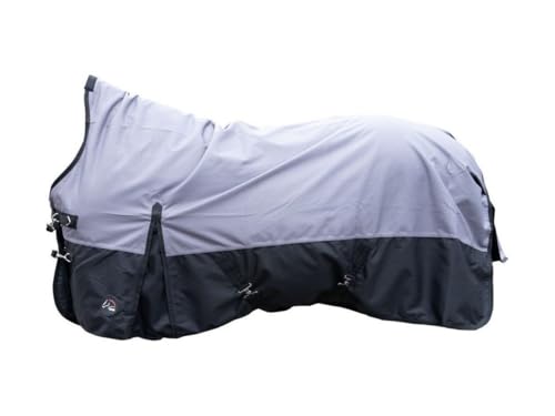 Couverture highneck 1200D HKM Glasgow pour les journées fraîches au paddock