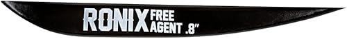 Ronix Aleta de wakeboard Free Agent de 0.8 in (paquete de 2), color negro