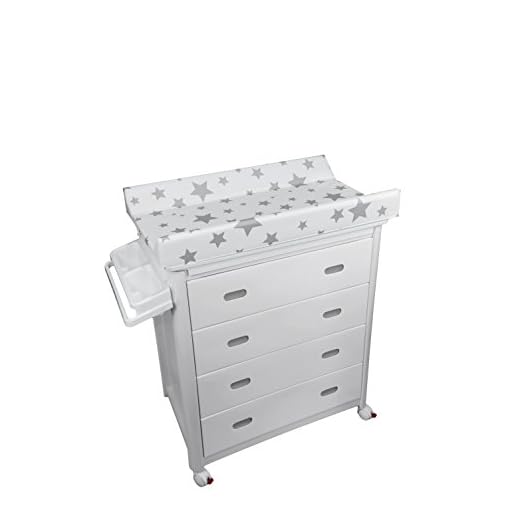 Plastimyr - Bañera con Cajones y Cambiador, color Blanco