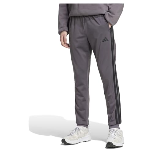 adidas Hombre 3-Stripes Tricot Track Pant, Grey strata, XXL