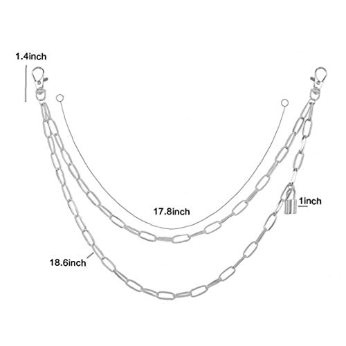 BYFRI Fascino Catena Vita Goth Via Pantaloni