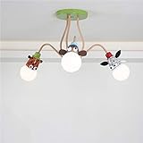 ★ Größe: 3-flammig L65cm×H30cm, Geeignet für: LED Leuchtmittel, Eco-Halogen Leuchtmittel, Energiesparleuchtmittel, Macht: Max 60W