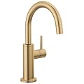 Delta Contemporary Beverage Dispenser Faucet, Brushed Gold Drinking Water Kitchen Sink Faucet, Champagne Bronze 1930-CZ-DST