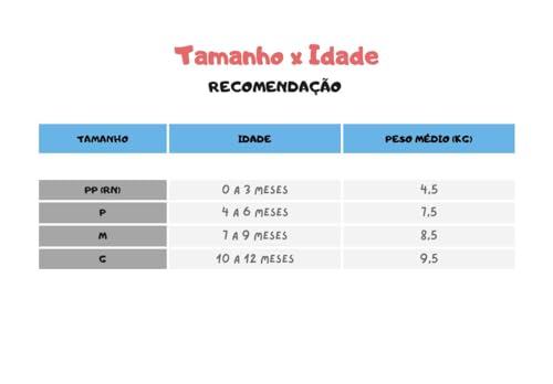Kit 4 Calças Mijão Bebê Menina (P)