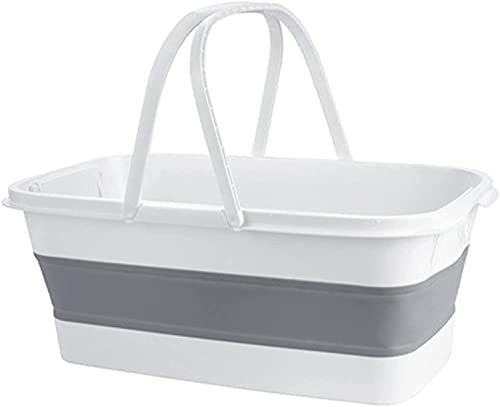 Seau pliage plastique compact pour remédier au manque de place buanderie - 2