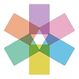 6 Pack Dyslexia Reading Strips,Colored Overlays for Kids & Adults, Double-Sided 11x8.5IN, ADHD & Visual Stress Relief, Guided Reading Tools in 6 Colors