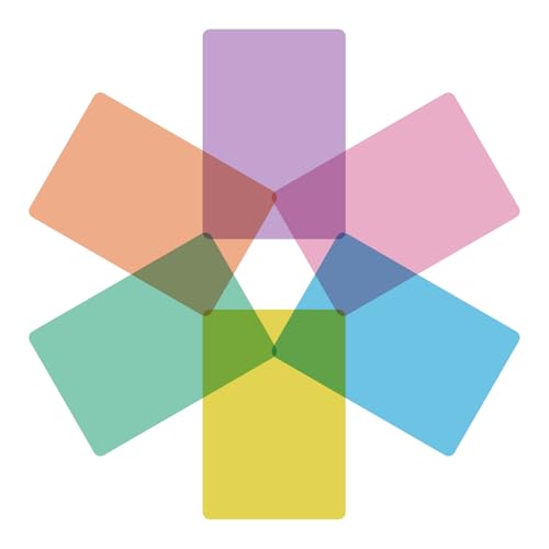 6 Pack Dyslexia Reading Strips,Colored Overlays for Kids & Adults, Double-Sided 11x8.5IN, ADHD & Visual Stress Relief, Guided Reading Tools in 6 Colors