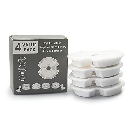 4 Filtros para Fuente de Agua para Gatos 4 Etapas miniatura 1