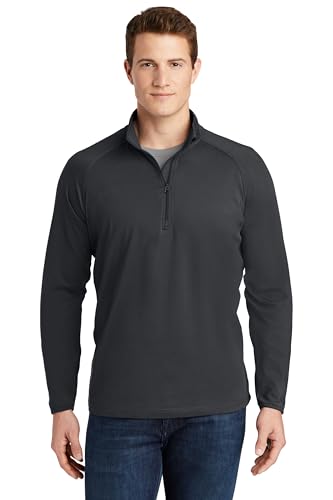 SPORT-TEK Unisex Sport-Wick Stretch Quarter Zip Pullover | Light
