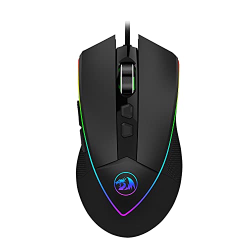 Redragon Emperor RGB Gaming Mouse, Optical Sensor 12400dpi Pixart 3327,8 Programmable Buttons - M909