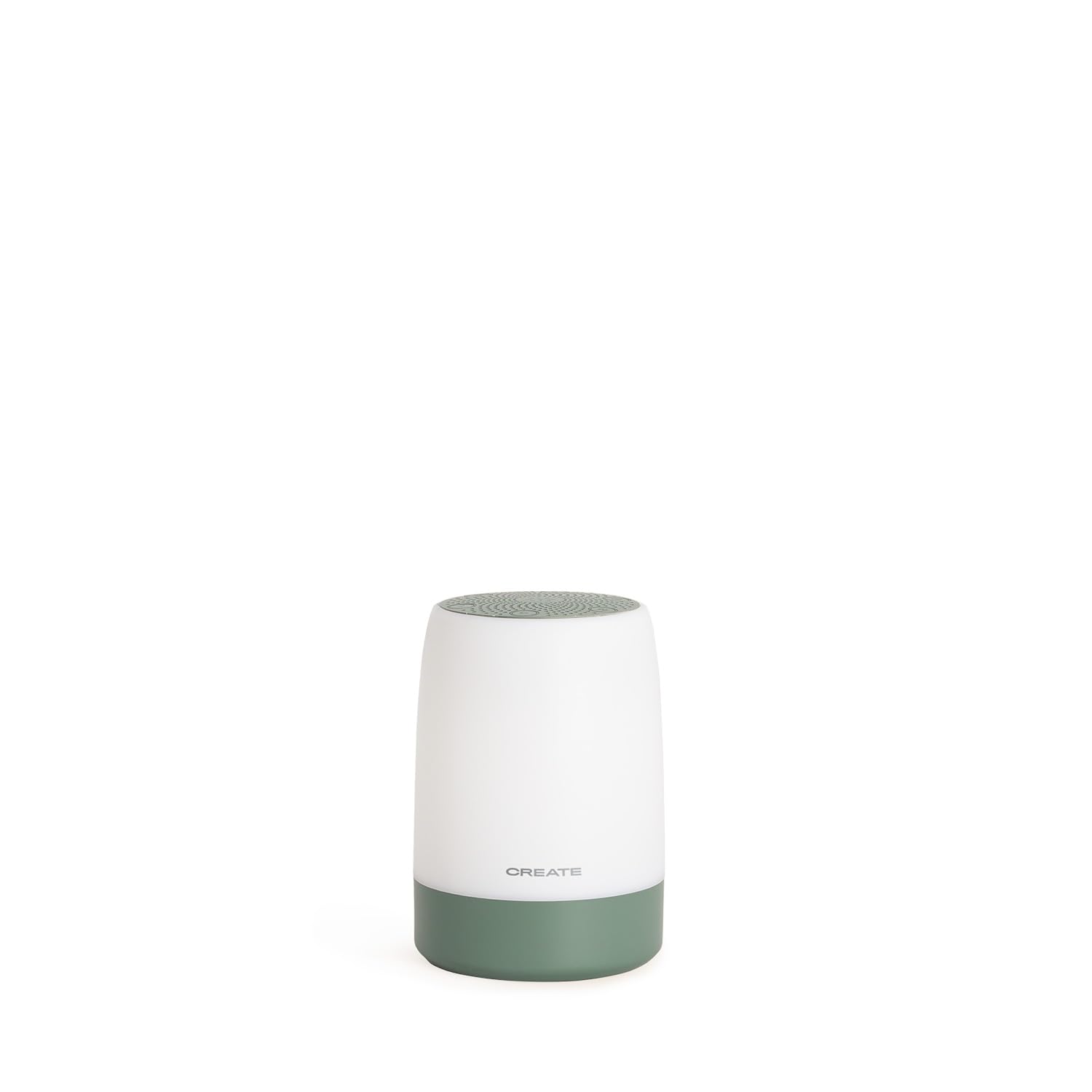 CREATE/BABY DREAM CONNECT/Lámpara de sueño y ruido blanco para bebés con WiFi verde sage/Conexión Bluetooth. 3 funciones. 32 pistas de audio. 8 modos de iluminación LED. 10h de autonomía. 3W