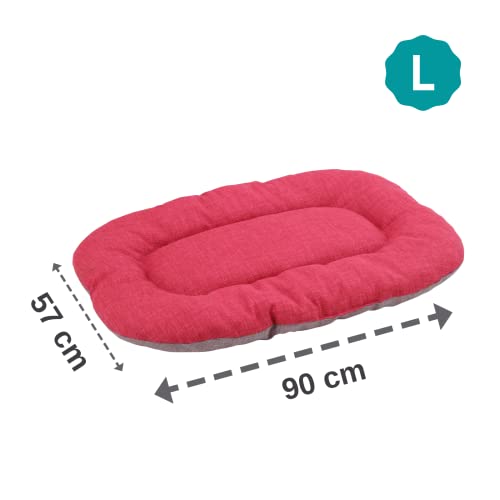 Baroni Home Cuscino Ovale per Cani e Gatti Tessuto...