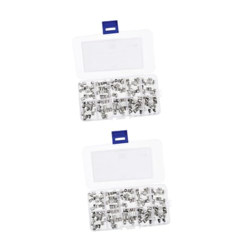 Tofficu 200 piezas Kit surtido de fusibles de tubo de vidrio de acción rápida para equipos eléctricos y electrodomésticos miniatura 1