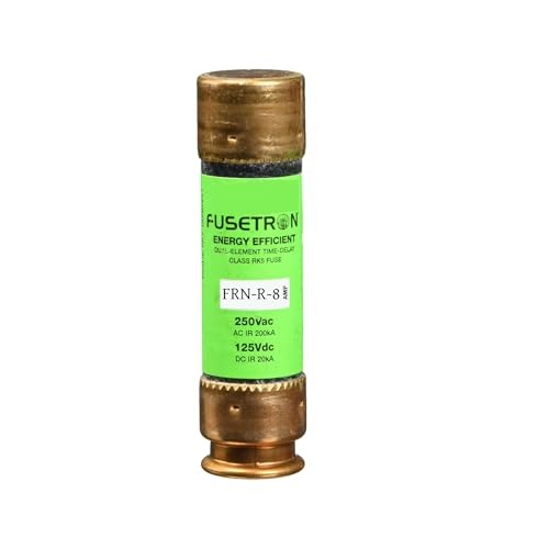 5-Pack New FRN-R-8 FRN-R-8A 250Vac Time Delay Fuse,FRN-R-8A Current Limiting Class RK5 Fuse by WFMBIO - Image 3
