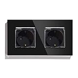 【REGULAR】: 157 mm * 157 mm, panel de vidrio, enchufe de la EU con cubierta impermeable.