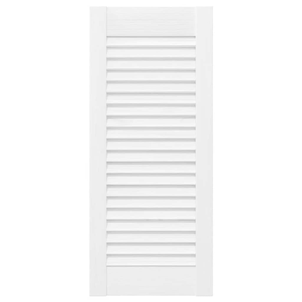 Genérico Puerta de Armario de Lamas 4 uds Blanco 69x29,5 cm,Bricolaje,Accesorios de Bricolaje,Ferretería para armarios,Puertas de armarios-4015905