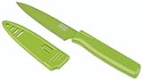 Kuhn Rikon 4-Inch Nonstick Colori Paring Knife, Green