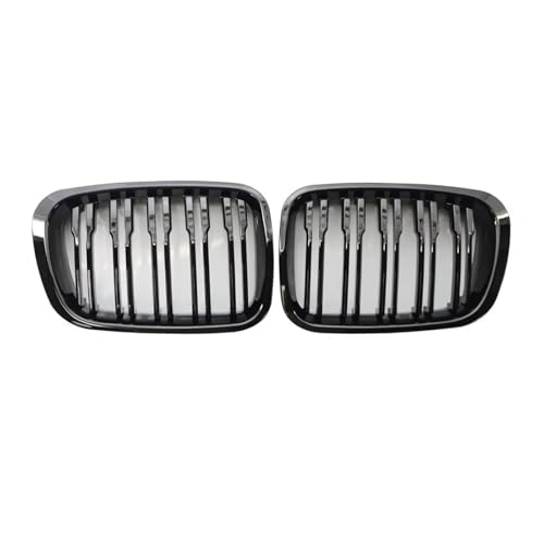 Calandre de pare-chocs avant E46 noir laqué look sport de prestige pour BMW 4 portes